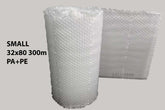 Small Bubble 32x80 PA+PE Strong Packaging Bubble Roll For Air Cushion Machine